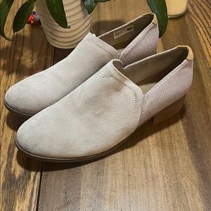 Toms Shaye suede leather loafers shoes